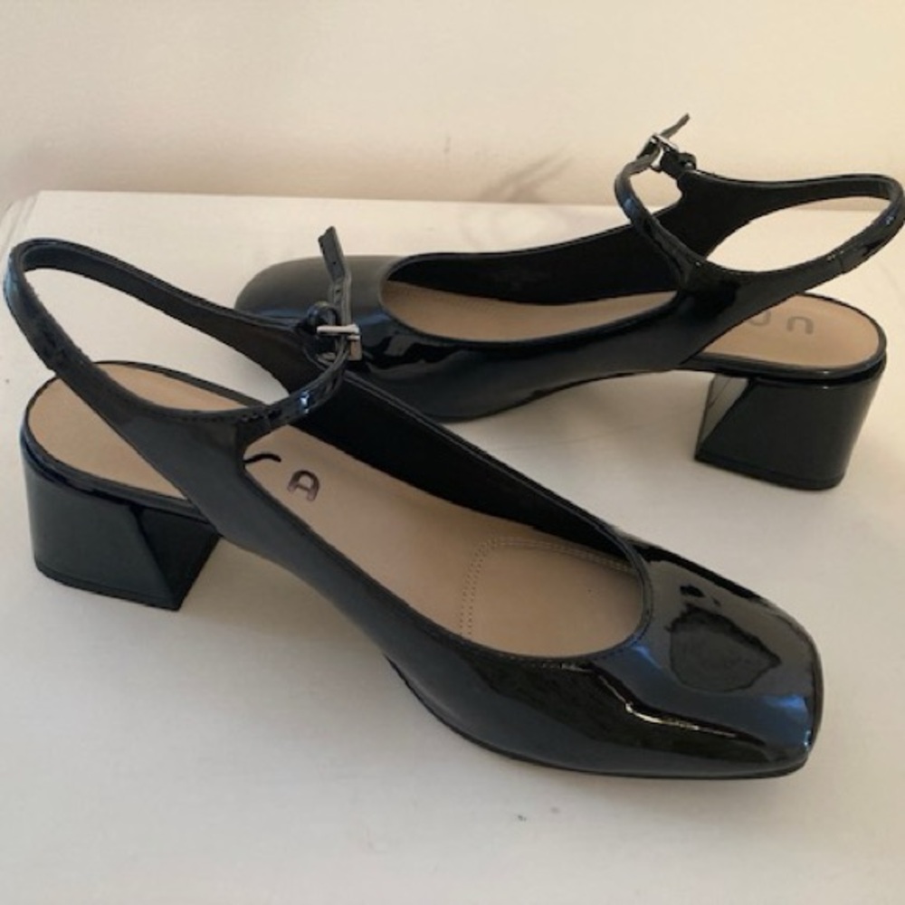 Black Patent Leather Women's Shoes